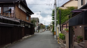 Die Wohngegend Kitashirakawa